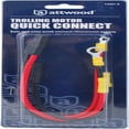 Attwood 143676 HeavyDuty Trolling Motor Quick Connectors 2Wire 10Gauge, Set of 2