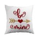 thumbnail image 2 of Funda de almohada para San Valentín 17,7"x17,7" | Estampado de corazón rayado | Funda decorativa de cojín de poliéster rojo | Diseño Romántico Digital HD | Sofá acogedor con acento en dormitorio, 2 of 6
