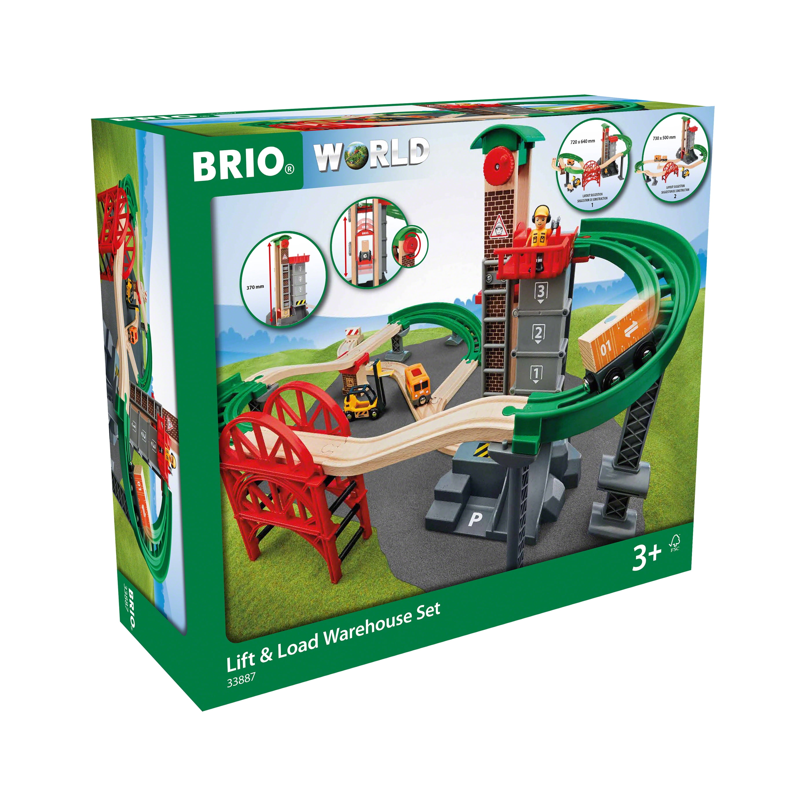 brio lift and load railway set