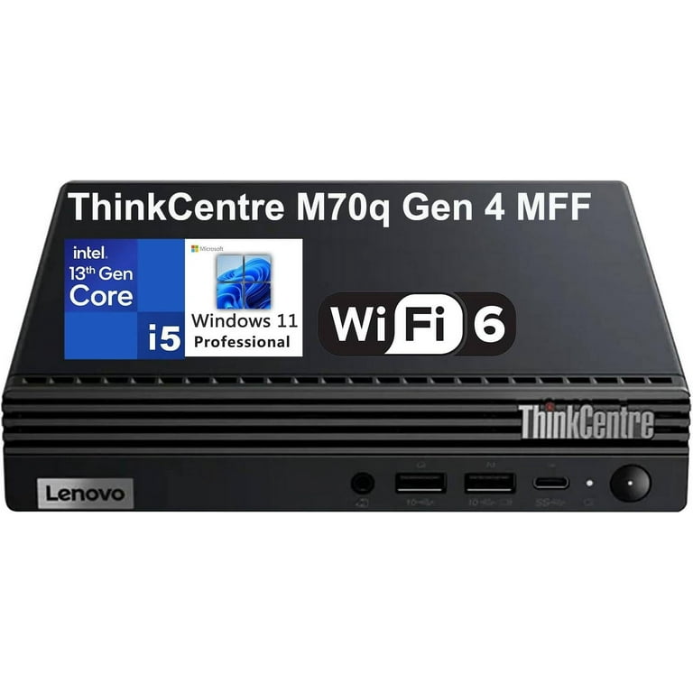 Lenovo ThinkCentre M70q Gen 4 Tiny 1L Business Desktop 13th Gen