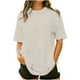thumbnail image 2 of mfyjkho Tops Deportivos Para Mujer, Suéter Casual De Moda Para Mujer, Estampado, De Manga Corta Y Cuello Redondo. Tops Para Salir Para Mujer S, 2 of 4