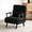 Black, variant on Gewnee Blue 26” 4-in-1 Foldable Sofa Bed Chair - Metal Frame Foam Filled Polyester for Guest Room, Small Apartment, Home Office