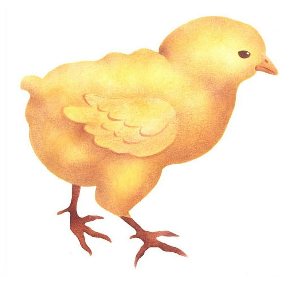 The Mad Stencilist Strolling Chick Wall Stencil; TMS805