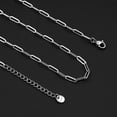 thumbnail image 2 of UMAOKANG 10 Pack 16 Inch Necklace Chains Bulk, Stainless Steel Link Paperclip Chain with Lobster Clasps for DIY Jewelry Making, 2 of 7