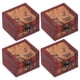 thumbnail image 4 of Caja De Madera Antigua, Caja Pequeña De Madera Liviana Vintage, Tocador De Estilo Retro Almacenamiento De Joyas Para El Hogar O Decoración De Viajes Al Aire Libre, Cosméticos, 4 of 8