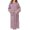 A-Purple317, variant on XIAONU Womens Satin Robe With Lace Trim Belted Wrap Kimono Smooth Elegant Nightwear Cover Up
