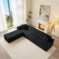 thumbnail image 2 of SOULART 133.84" boneless sectional couch,U shaped modular sectional sofa, cloud couches for living room, No Assembly Required, Black, 2 of 15