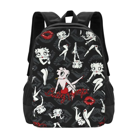Betty Boop Backpack Travel Daypack Laptop Backpack For Men Women Hiking Travel
