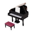 thumbnail image 3 of Casa de muñecas en miniatura, Piano, casa de muñecas, Mini muebles, decoración, instrumento Musical, modelo de juguete para sala de estar, casa de, 3 of 9