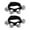 Black-BK-clearacne, variante sur wycnly 2 Pcs Cloches de Poignet Grelot Bracelet de Cheville Instrument de Percussion Sangle Ajustable Nylon Métal Fête Noël Musique Doux Durable 8.7 Po Liquidation