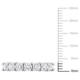 thumbnail image 2 of Created Forever Women's 1ct TW Lab-Grown Diamond Sterling Silver Semi-Eternity Anniversary Ring, 2 of 9