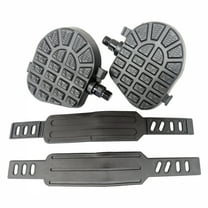 Sunlite Flat Form I Exerciser Pedals 9/16in Black