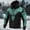 Green, variant on YaEYa Viking Zip Hoodie Men Graphic Mythology Patten Casual Taille Plus Y2k Clothes Khaki XL