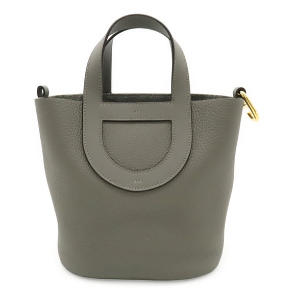 Pre-Owned HERMES In the Loop 18 Handbag in Taurillon Clemence Leather, Grimayer,... (Good)