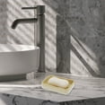 thumbnail image 2 of Unique Bargains 1 Pc Waterproof Soap Holder Double Layer with Cover White Soap Holder for Bathroom 5.35"x3.54"x2.01", 2 of 6