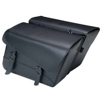 Willie and Max Black Jack Large Slant Saddlebags