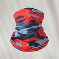 thumbnail image 2 of Summer Camo Neck Gaiter for Men Women Sun Protection Cooling Thin Face Mask Sunscreen Breathable Bandana 1 PC Red One Size, 2 of 5