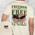 thumbnail image 5 of Happy 4th of July, U.S. Veteran Freedom Patriotic American Eagle Veteran T-Shirt TPT1891TS, 5 of 6