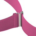 thumbnail image 3 of BIGLUFU Men's Suspenders, with Heavy Duty Clip Wide X-Back for Work Adjustable Suspenders （Rose Red）, 3 of 8