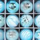 thumbnail image 1 of Colgante de bola de Navidad bolas galvanizadas pintadas regalo para ventanas (azul) JShteea Libre de BPA, 1 of 7