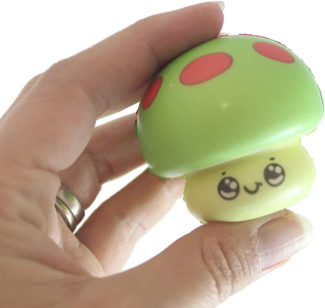 Mushroom Family - 3 Cute Mushroom Slow Rise Squishy Toys - Memory
