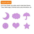 thumbnail image 5 of EVA Foam Sheets Glitter Light Purple 10.8 x 8.5 Inch 2mm Thick Crafts Foam 10Pcs, 5 of 6