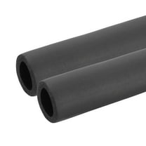 Uxcell 1-1/4" (32mm) ID x 1.3Ft x 0.35" Pipe Insulation Foam Tube, 2Pcs Pipe Cover Wrap Roll Bar Tubing for Handle Grip HVAC Air Conditioner Units, Black