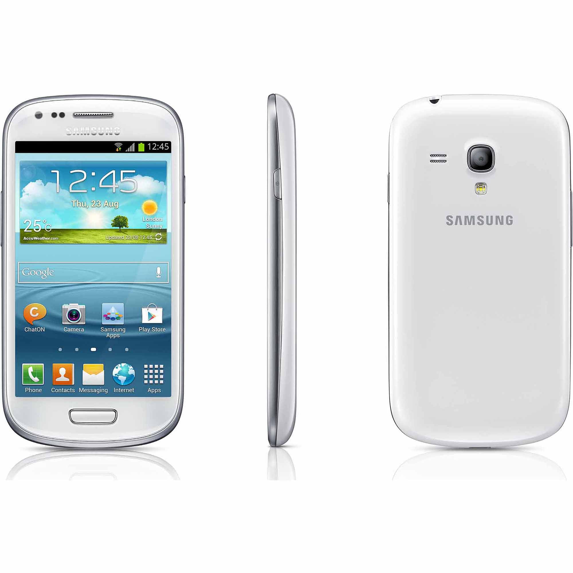 admire Peculiar Bridge pier Samsung Galaxy 18200 S3 mini Value Edition Smartphone (Unlocked), White -  Walmart.com