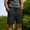 Black, variant on Cargo Shorts Golf Shorts for Men's Solid Color Casual Sporty Elastic Waist Zippered Pocket Fitness Training Shorts Black S