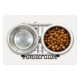 thumbnail image 1 of Amsterdam Pet Mat for Food and Water, Sketch of Zaanse Schans Dutch Landscape Windmills Village with Houses, Non-Slip Rubber Mat for Dogs and Cats, 18" X 12", by Ambesonne, 1 of 2