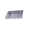thumbnail image 1 of kurtrusly Stackable Jewelry Tray Multipurpose Portable Velvet for Rings Earring Bangle 6 Grids Style A 1Set, 1 of 6