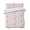 Pink, variant on Quilts Twin Size Bedding Set, Spring Cherry Flowers Lightweight Quilted Comforter, Yellow Cherry Blossoms Floral Beige Soft Reversible Bedspread Coverlet with Pillow Covers for All Season, 68" x 86"