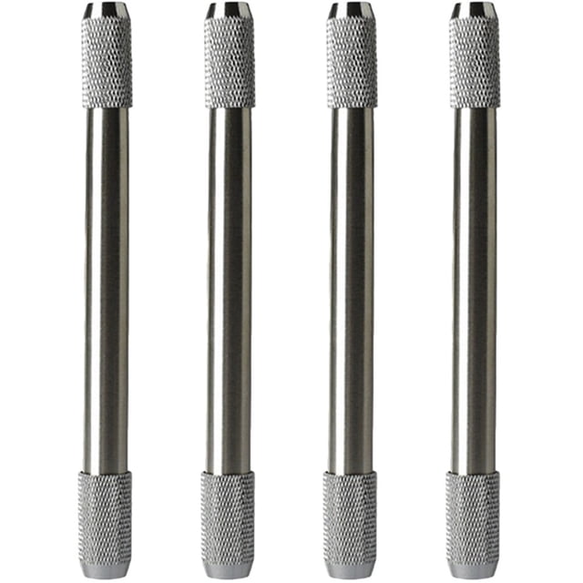 4 Pcs Rallonges de Crayon en Métal à Double Pointe Rallonges de Crayon Portables Rallonges de Crayon d'Art