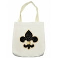 thumbnail image 1 of Fleur De Lis Tote Bag, Royal Lily France Empire Family Insignia Design Image, Cloth Linen Reusable Bag for Shopping Books Beach and More, 16.5" X 14", Cream, by Ambesonne, 1 of 2
