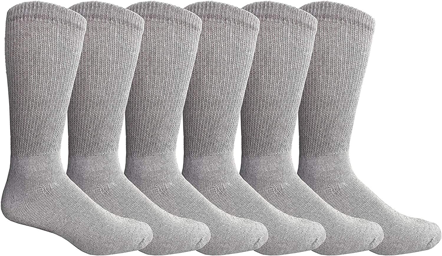 SOCKS'NBULK Men's Diabetic Neuropathy Edema Socks, Cotton Crew, Ankle