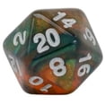 thumbnail image 2 of Sirius Dice Persimmon Punch 7ct Set Juego de rol poliédrico, 2 of 2