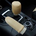 thumbnail image 4 of ziyahi 2 Pcs/set Car Handbrake Grip Gear Knob Cover Decoration Hand Brake Cover Sleeve Auto Accessory, 4 of 6