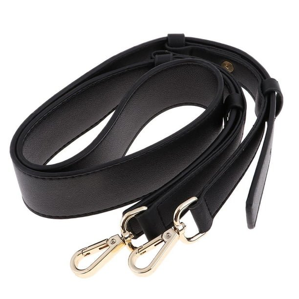 Purse Straps Replacement Adjustable PU Handbags Strap for Shoulder Bag  Black 