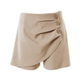thumbnail image 5 of Zylarhe Women's Pants Women's Comfortable Stretch Pull On Straight Leg Casual Pants with Button Pockets for Daily Wear Versatile Pure Color, 5 of 5