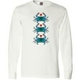 thumbnail image 3 of Inktastic Blue Crab Lover Long Sleeve T-Shirt, 3 of 5