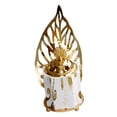thumbnail image 3 of 1x quemador de de cerámica nórdica, conos, soporte para para la decoración del dormitorio de yoga en hogar Oro blanco, 3 of 9