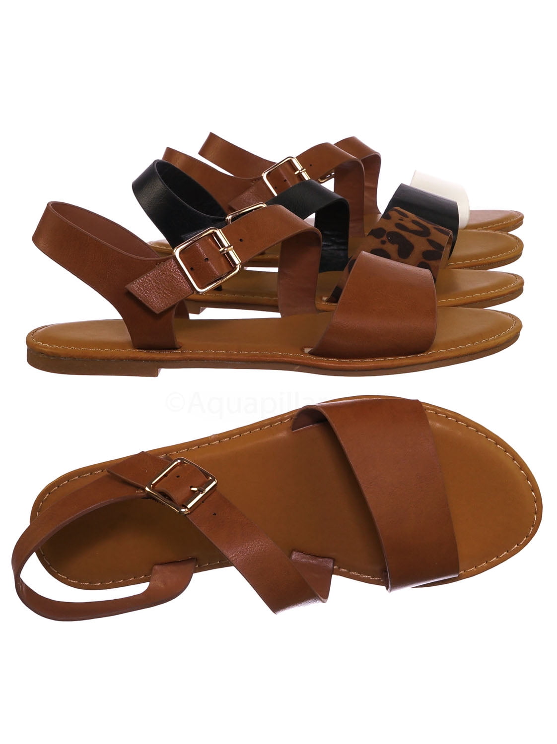 bamboo leopard sandals