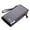 Coffee, variant on Wristlet Wallet for Men Leather Credit Card Holder with ID Window Zipper Phone Purses for Work Travel Shopping Black