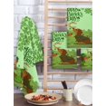 thumbnail image 2 of Green St. Patrick's Day Kitchen Dish Towels for Drying Dishes Set of 3, Green Lucky Clovers Dog Waffle Weave Microfiber Hand Tea Bathroom Towels Quick Dry & Absorbent Towel 15.7x23.6, 2 of 7