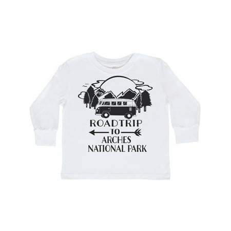 

Inktastic Road Trip To Arches National Park Gift Toddler Boy or Toddler Girl Long Sleeve T-Shirt