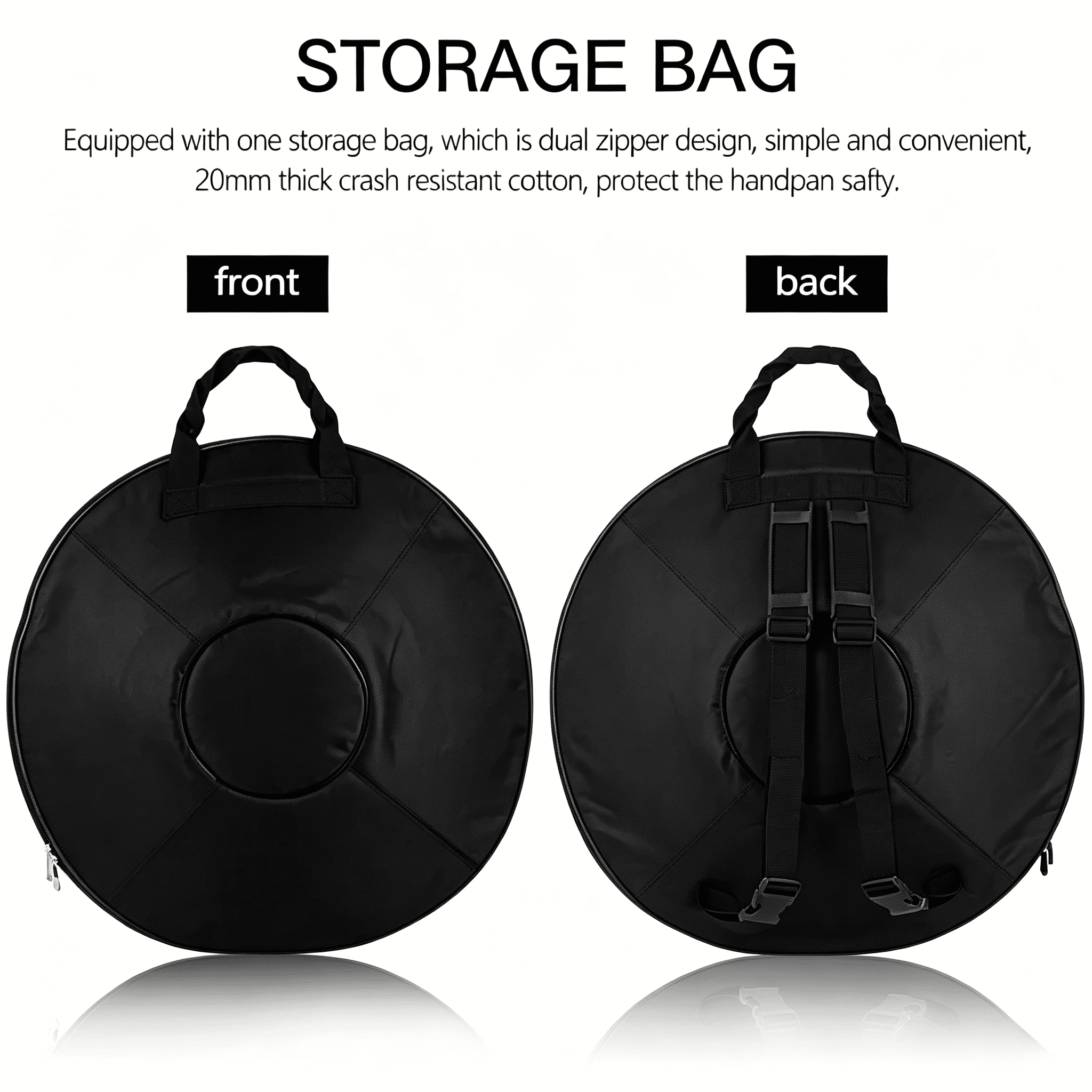 9 Notes Gold Solid Color Handpan Drum Steel Percussion Instrument