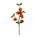thumbnail image 2 of Ramas artificiales de granada y caqui - 5 tallos grandes de flores falsas para decorar el salón, rosas/rojos/vino, 2 of 6