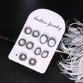 thumbnail image 2 of unbranded 5Pares Aretes Vintage De Para Mujer Regalo Para Aniversarios Y Fiesta, 2 of 7