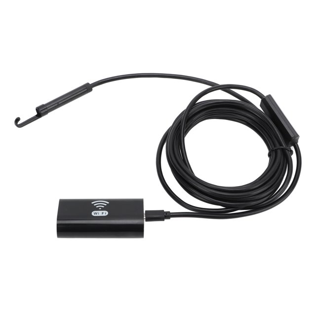 Wireless Endoscope, Adjustable Brightness 8mm Lens Borescope Camera IP68 Waterproof For Auto Repair 3.5m/11.48ft Cable