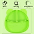 thumbnail image 1 of WHAMVOX 1Pack Childrens Silicone Plate Non-Slip Integrated Design For Infants 7.6X7.1In, 1 of 8